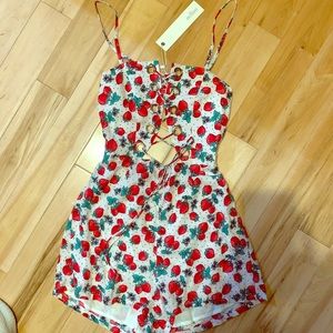 Strawberry romper